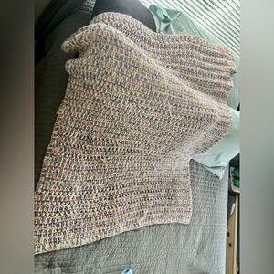 Thrifted Crocheted Baby Blanket